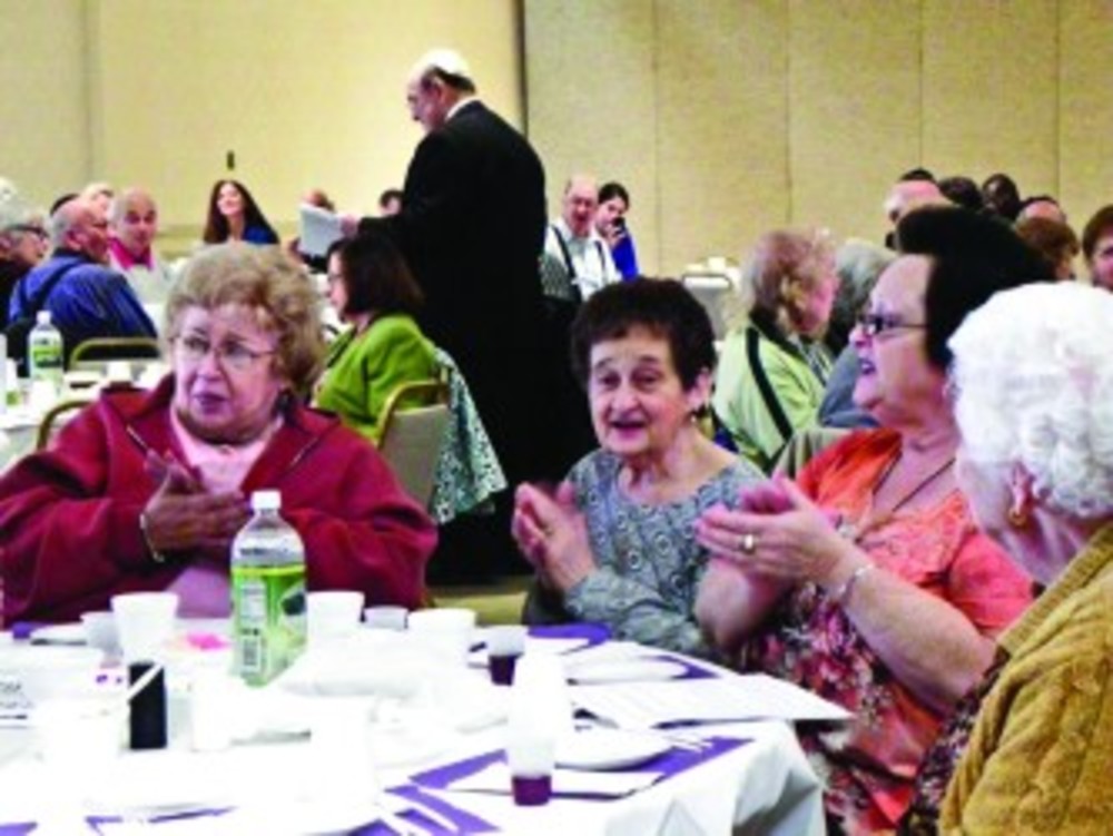 More than 100 community members participated in the  model Seder on April 4. /Wendy Joering